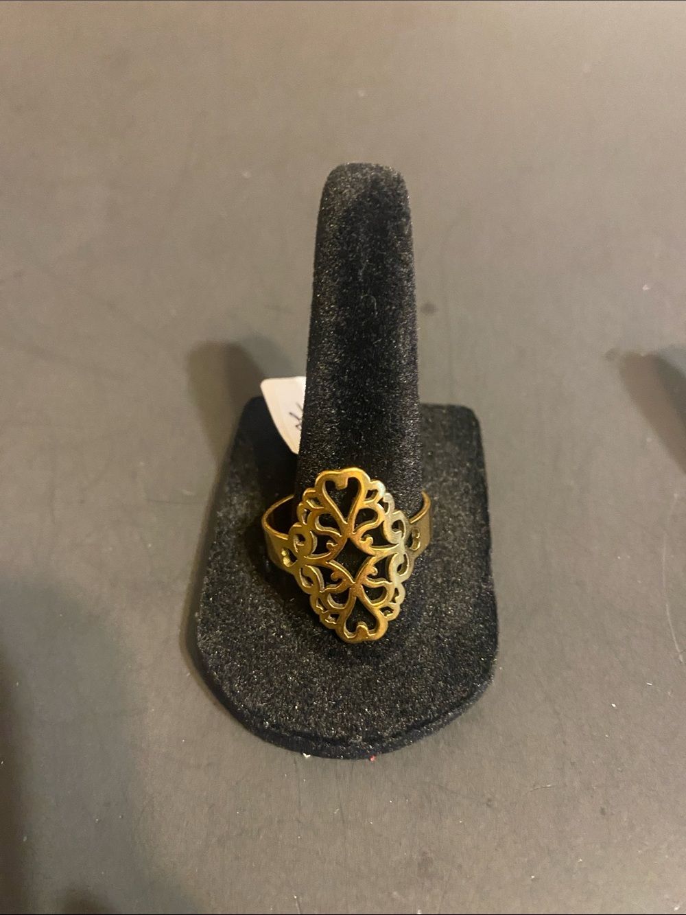Fashion Jewelry Gold Filigree Openwork Ring
